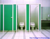 Giải pháp vách ngăn vệ sinh cho khu công cộng,WC công cộng